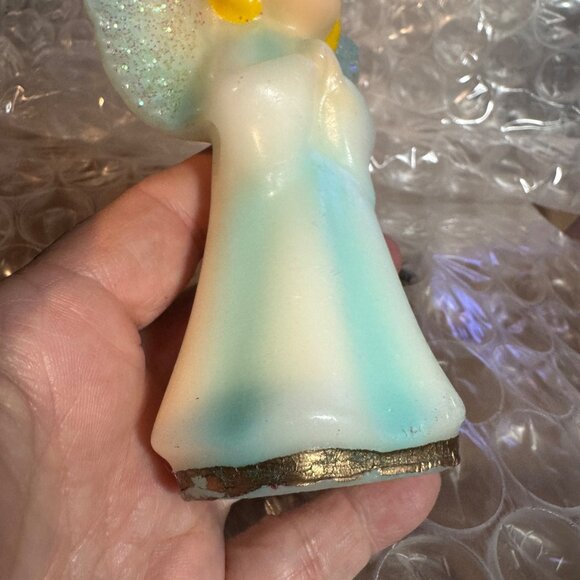The Vermont Country Store Vintage Angel Candle 3.5" x 5.5" Made in China - Picture 9 of 11